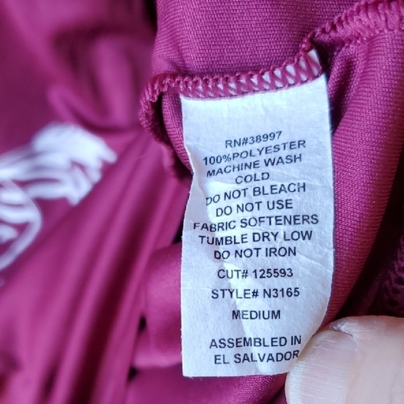 Dead Fish Maroon Deer Graphic Jersey - Picture 3 of 6